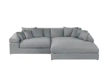 smart Ecksofa Lianea rechts Grau Webstoff