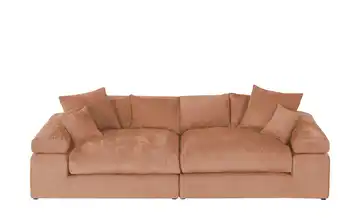 smart Big Sofa Lianea Rostrot Webstoff