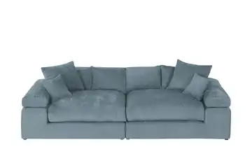 smart Big Sofa Lianea Blau Webstoff