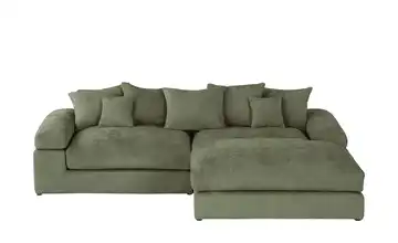 smart Ecksofa Lionore Grün rechts Chenille