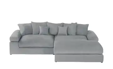 smart Ecksofa Lionore Grau rechts Webstoff