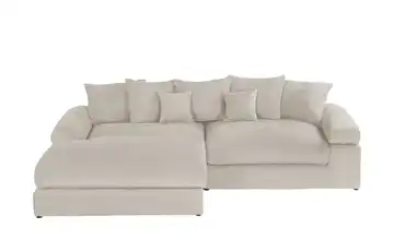 smart Ecksofa Lionore Beige links Webstoff