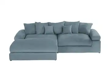 smart Ecksofa Lionore Blau Webstoff links