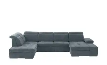 switch Wohnlandschaft Avilla Stahlblau Erweiterte Funktion links