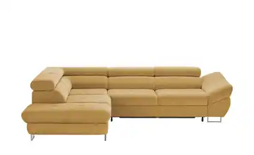 switch Ecksofa Fabio Senfgelb links Erweiterte Funktion