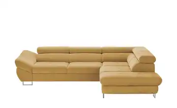 switch Ecksofa Fabio Senfgelb rechts Grundfunktion