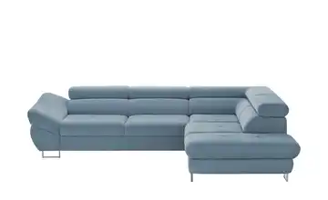 switch Ecksofa Fabio Hellblau rechts Grundfunktion