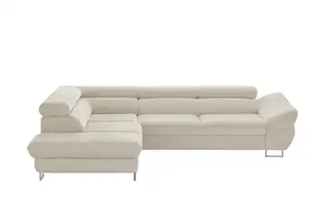 switch Ecksofa Fabio Beige links Grundfunktion