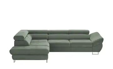 switch Ecksofa Fabio Khaki Grundfunktion links