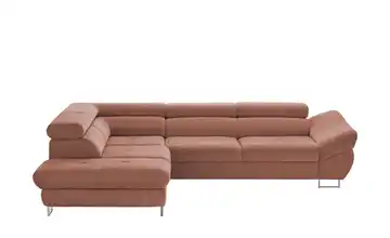 switch Ecksofa Fabio Zimt links Grundfunktion