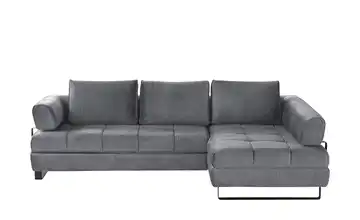 switch Ecksofa Havana Graphit rechts ohne