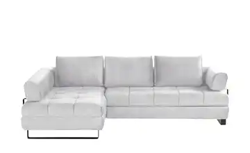 switch Ecksofa Havana Silbergrau links ohne