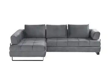 switch Ecksofa Havana Graphit links ohne