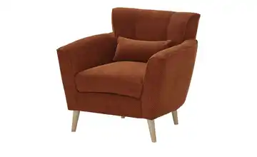 switch Sessel Teddy Terracotta Erle, Natur