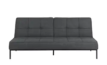 Schlafsofa Perguia Dunkelgrau Flachgewebe