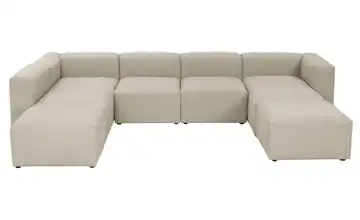 Max Winzer Wohnlandschaft Lena Links 8 350 cm Creme 250 cm