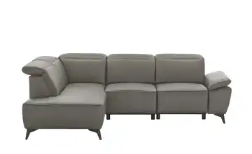 uno Ecksofa Belfast links Leder Schlamm Erweiterte Funktion