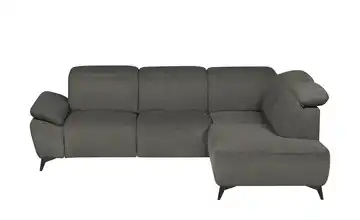 uno Ecksofa Belfast Anthrazit Grundfunktion rechts Flachgewebe