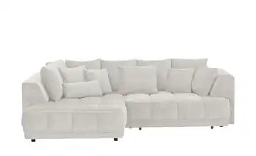 switch Ecksofa Tiga Beige links Erweiterte Funktion Mikrofaser in Velours-Optik