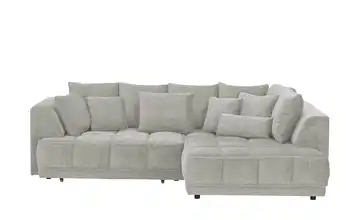 switch Ecksofa Tiga Greige rechts Erweiterte Funktion Mikrofaser in Velours-Optik