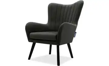 KONSIMO Sessel Gadi Dunkelgrau