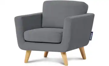 KONSIMO Sessel Tagio Grau Velours