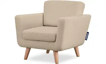 KONSIMO Sessel Tagio Creme Boucléstoff