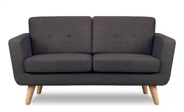 KONSIMO Einzelsofa Dunkelbraun