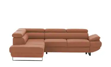 switch Ecksofa Gio Rotbraun links Grundfunktion