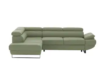 switch Ecksofa Gio Grün links Grundfunktion