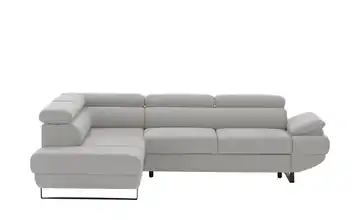 switch Ecksofa Gio Silbergrau links Grundfunktion