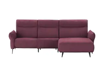 switch Ecksofa Stelvio Grundfunktion rechts Bordeauxrot