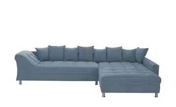 smart Ecksofa Hanalie rechts Denimblau
