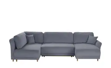 Wohnlandschaft mit Funktion Malyn II links Dunkelgrau
