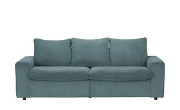 SOHO Big Sofa Kini Petrol Cordstoff