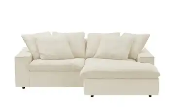 SOHO Ecksofa Kini Creme Cordstoff rechts