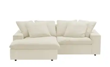 SOHO Ecksofa Kini Creme Cordstoff links
