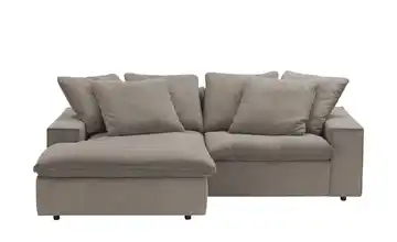 SOHO Ecksofa Kini Braun Cordstoff links