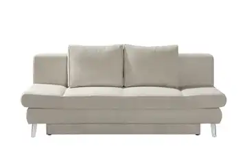 Schlafsofa mit Bettkasten Sidney Beige Cordstoff