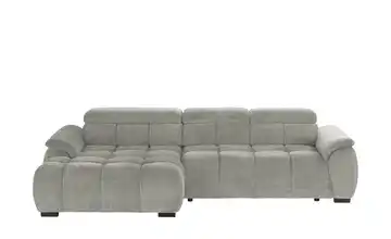 switch Ecksofa Alvin Silbergrau links