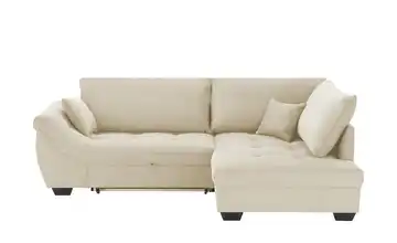 bobb Ecksofa Krissy rechts Cordstoff Creme