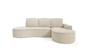Ecksofa Flow rechts Beige