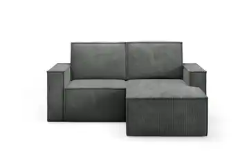 Ecksofa Orto Dunkelgrau rechts