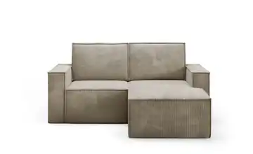 Ecksofa Orto Hellbraun rechts