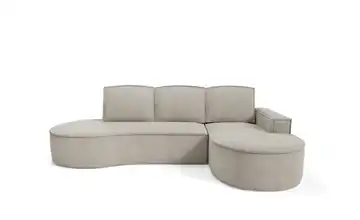 Ecksofa Flow rechts Dunkelbeige