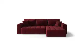 Ecksofa Milo Rot rechts