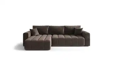 Ecksofa Milo Braun links