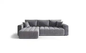 Ecksofa Milo Hellgrau links