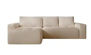 Ecksofa Portland links Beige
