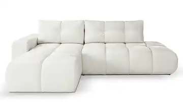 Ecksofa Sile Hellbeige links